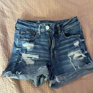 American eagle ripped shorts